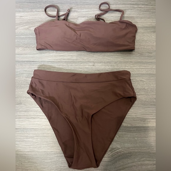 Brown Shein Bikini - Picture 1 of 2